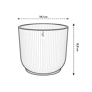 Deep Purple 'Winery' Elho Plant Pot 14cm - image 5