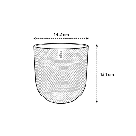 Lavender Lilac 'Jazz' Elho Plant Pot 14cm        - image 4