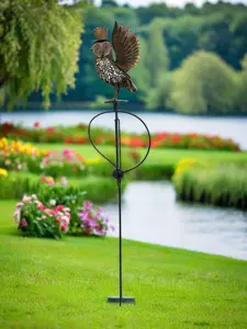 Owl Sculpture Rocker 164cm Tall - image 4