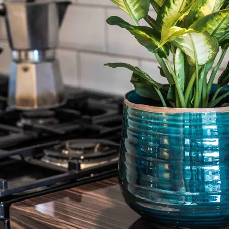 Turquoise Ivyline 'Como' Plant Pot - image 1