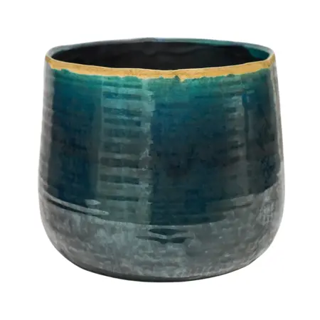 Turquoise Ivyline 'Como' Plant Pot - image 2