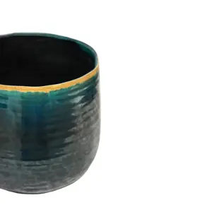 Turquoise Ivyline 'Como' Plant Pot - image 4