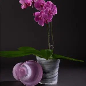 Violet 'Orchid' Ivyline Plant Pot 14.5cm - image 1